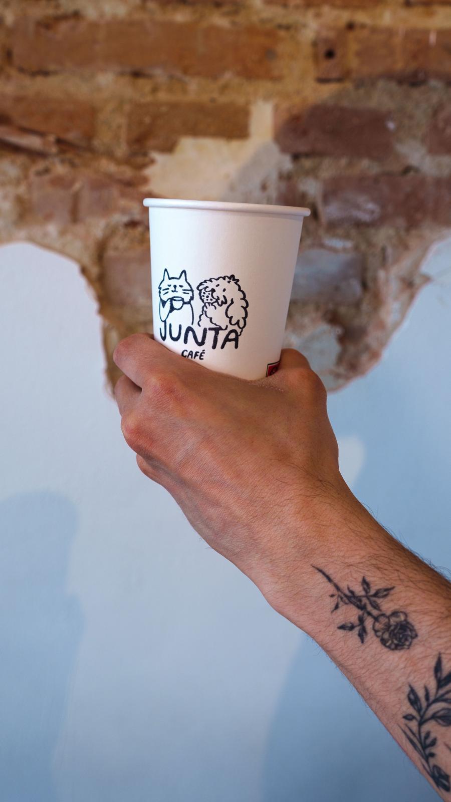 Vaso Junta contra pared de ladrillo
